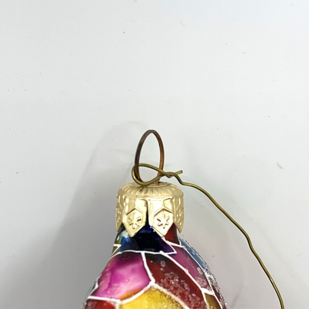 Christopher Radko "Me Big Chief" Glass Ornament 97 316 0 Indian 8" Tall Vintage - Picture 11 of 14